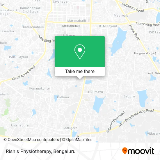 Rishis Physiotherapy map