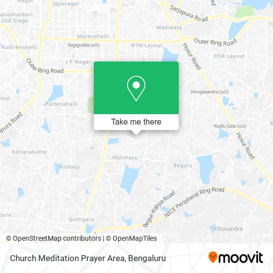 Church Meditation Prayer Area map