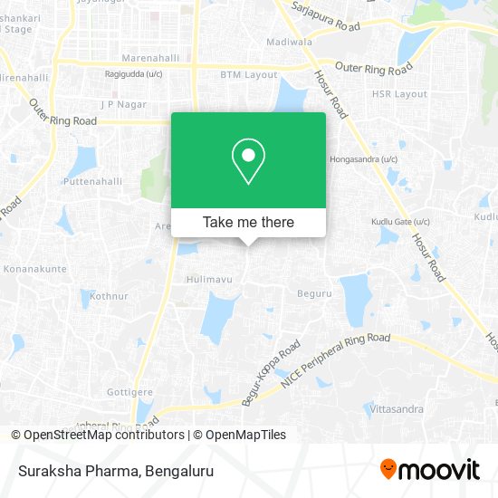 Suraksha Pharma map