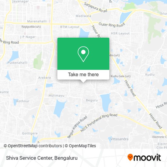 Shiva Service Center map
