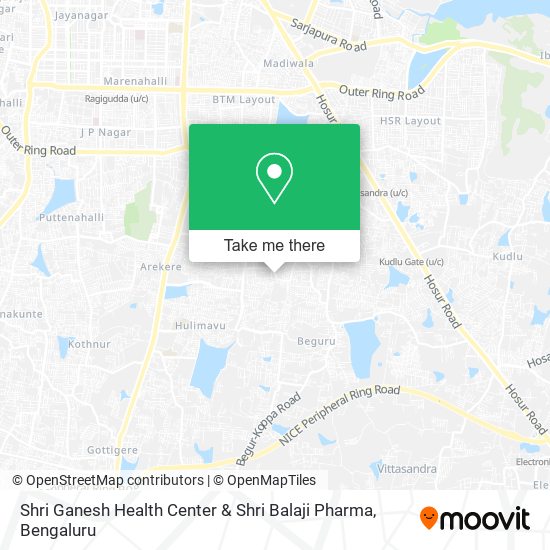 Shri Ganesh Health Center & Shri Balaji Pharma map
