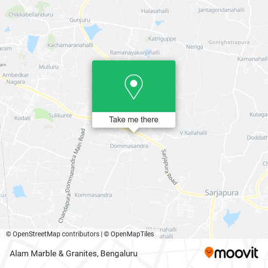 Alam Marble & Granites map