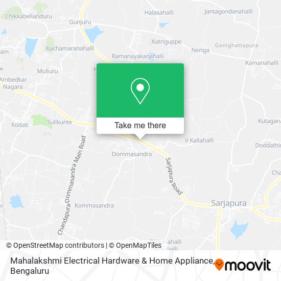 Mahalakshmi Electrical Hardware & Home Appliance map