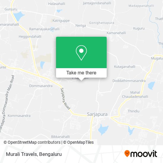 Murali Travels map
