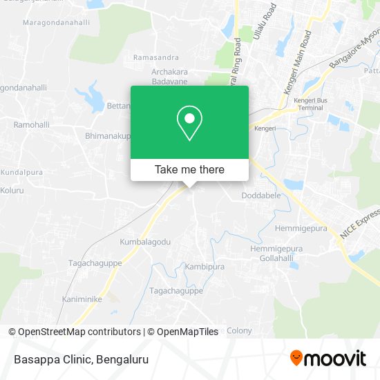 Basappa Clinic map