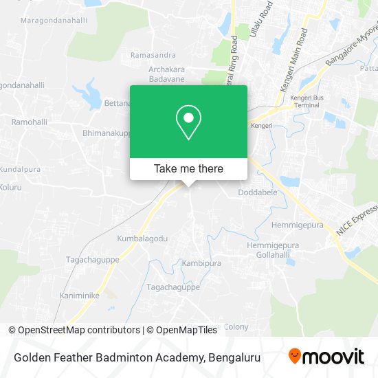 Golden Feather Badminton Academy map