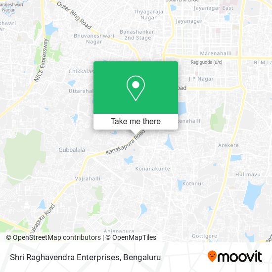 Shri Raghavendra Enterprises map