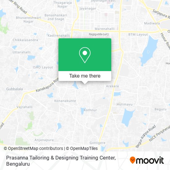 Prasanna Tailoring & Designing Training Center map