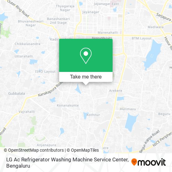 LG Ac Refrigerator Washing Machine Service Center map