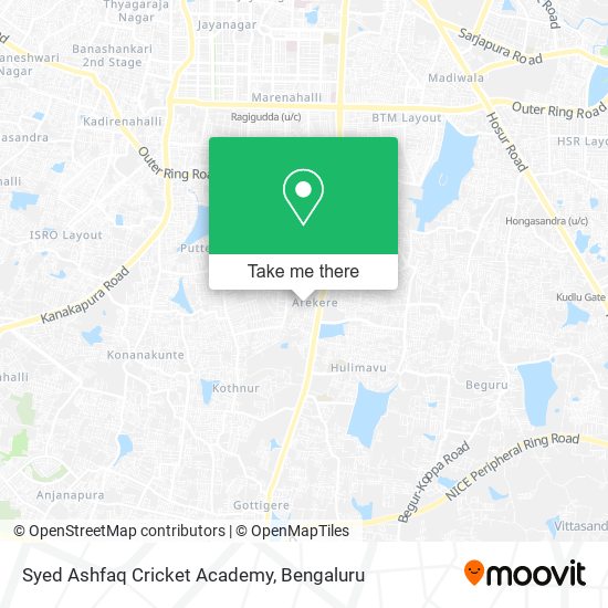 Syed Ashfaq Cricket Academy map