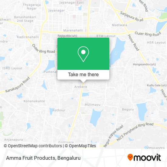 Amma Fruit Products map