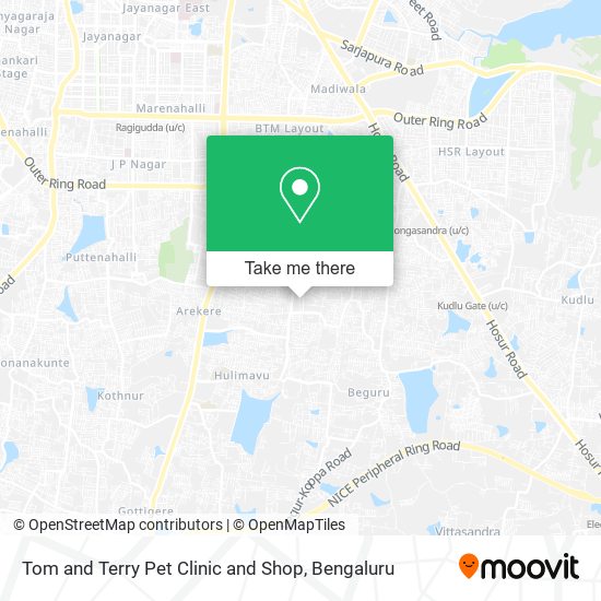 Tom and Terry Pet Clinic and Shop map