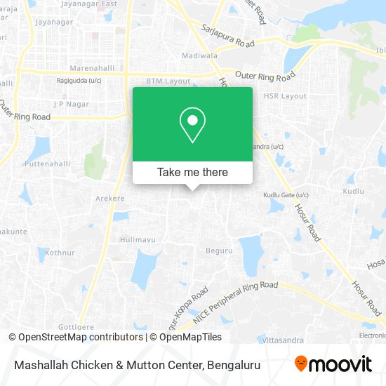 Mashallah Chicken & Mutton Center map