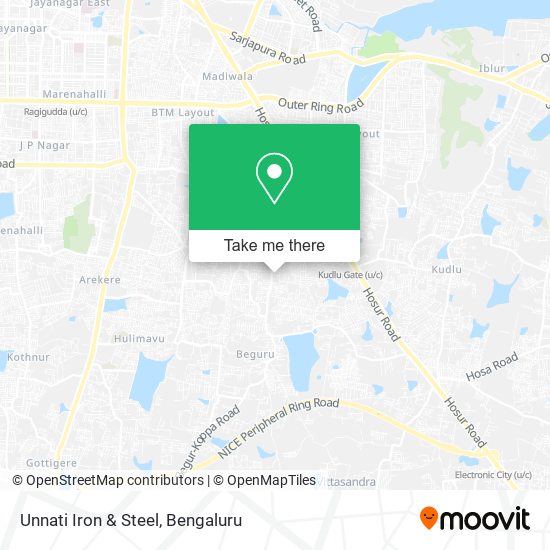 Unnati Iron & Steel map