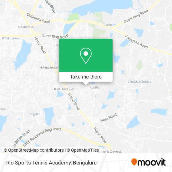 Rio Sports Tennis Academy map