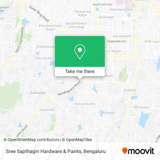 Sree Sapthagiri Hardware & Paints map