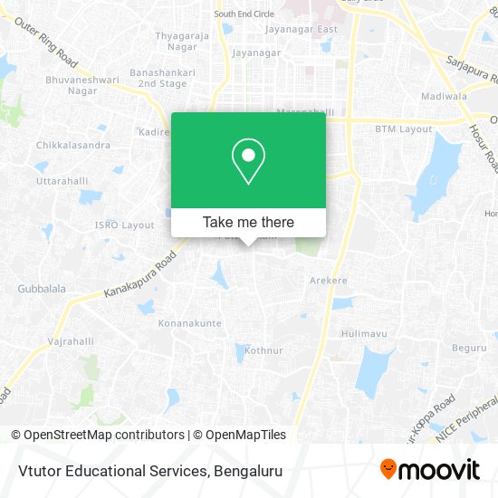 Vtutor Educational Services map