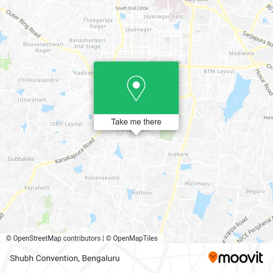 Shubh Convention map