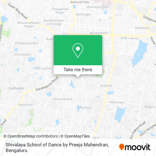 Shivalaya School of Dance by Preeja Mahendran map