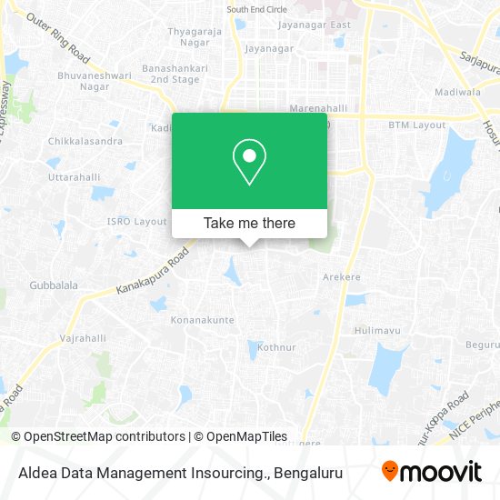 Aldea Data Management Insourcing. map
