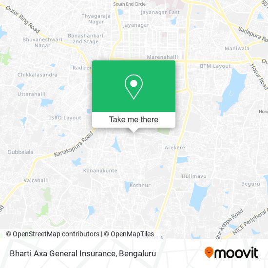 Bharti Axa General Insurance map