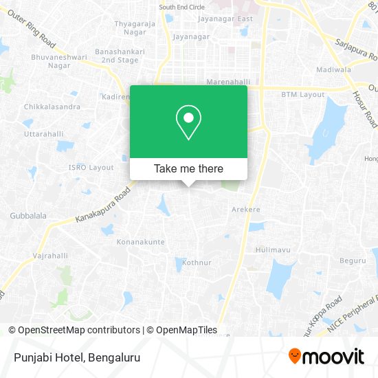 Punjabi Hotel map