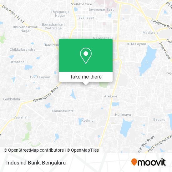 Indusind Bank map