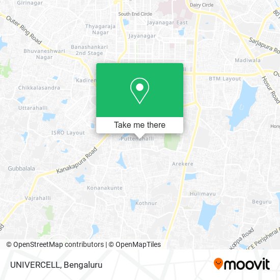 UNIVERCELL map
