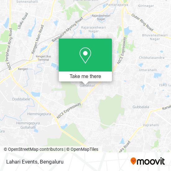 Lahari Events map