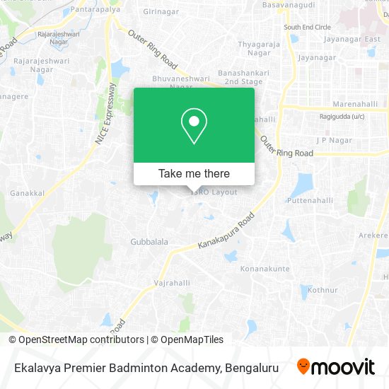 Ekalavya Premier Badminton Academy map