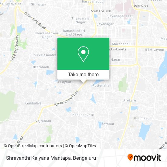 Shravanthi Kalyana Mantapa map