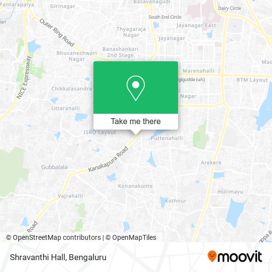 Shravanthi Hall map