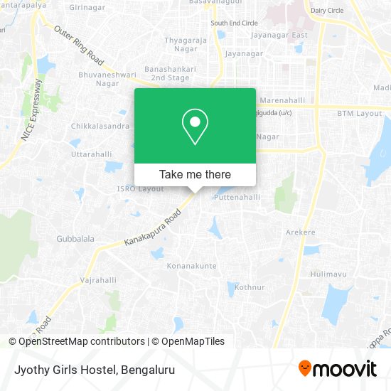 Jyothy Girls Hostel map