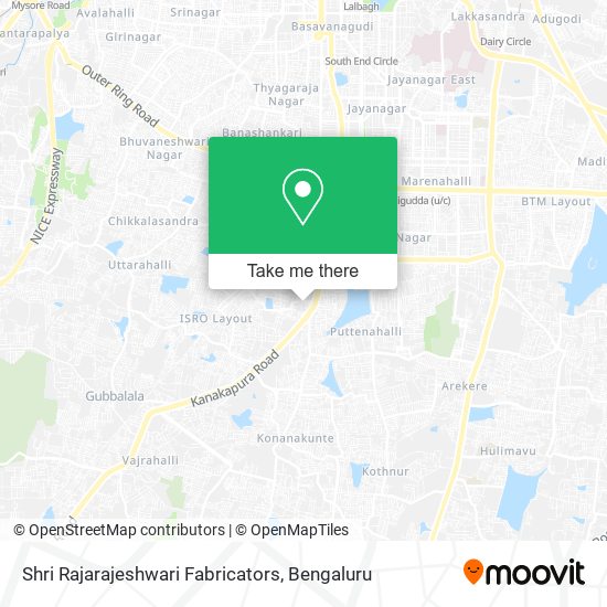 Shri Rajarajeshwari Fabricators map