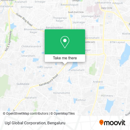 Ugl Global Corporation map