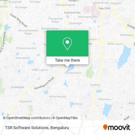 TSR Software Solutions map