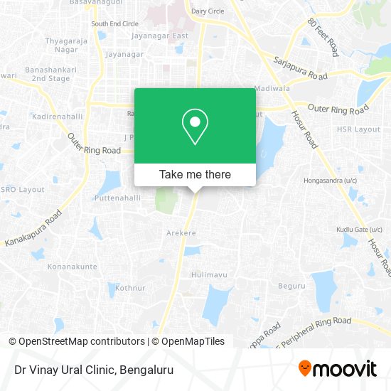 Dr Vinay Ural Clinic map