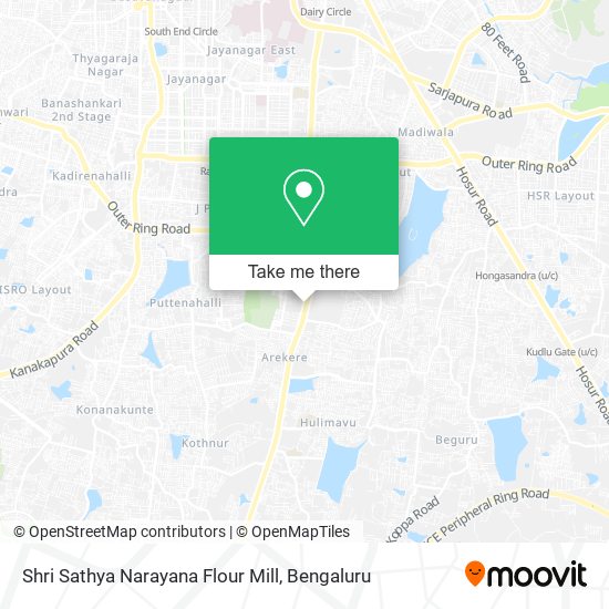 Shri Sathya Narayana Flour Mill map