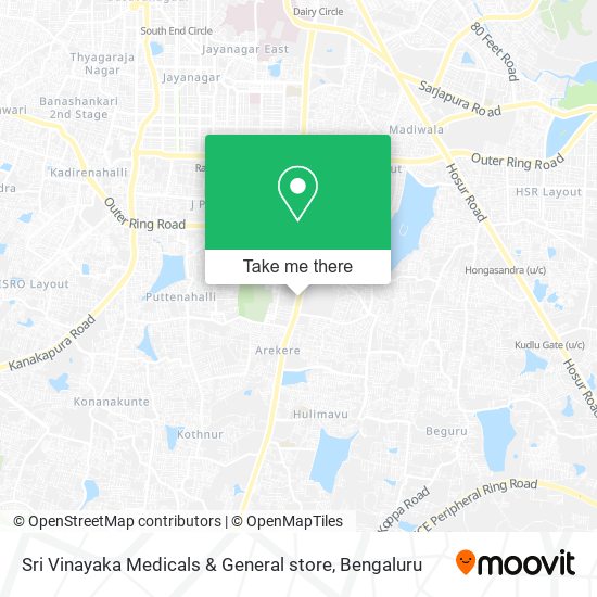 Sri Vinayaka Medicals & General store map