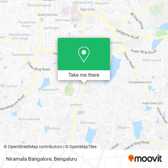 Niramala Bangalore map