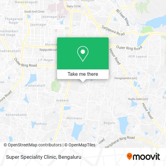 Super Speciality Clinic map