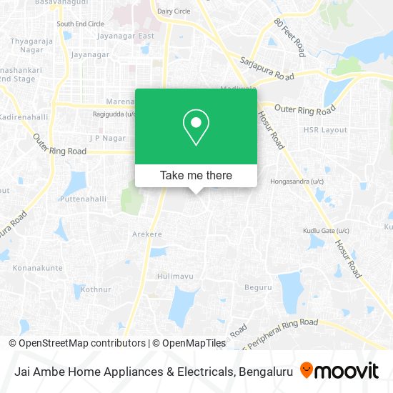 Jai Ambe Home Appliances & Electricals map