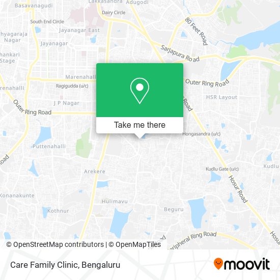 Care Family Clinic map