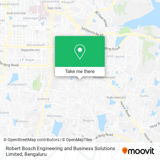 Robert Bosch Engineering and Business Solutions Limited map