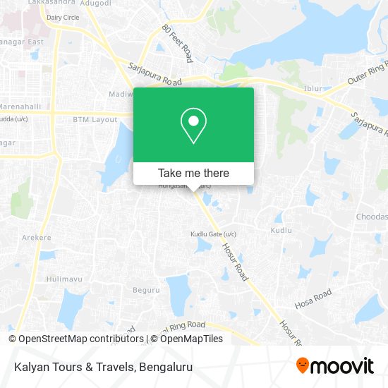 Kalyan Tours & Travels map