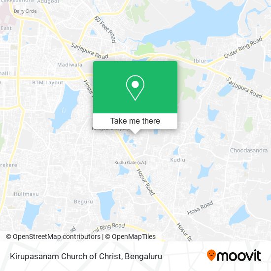 Kirupasanam Church of Christ map