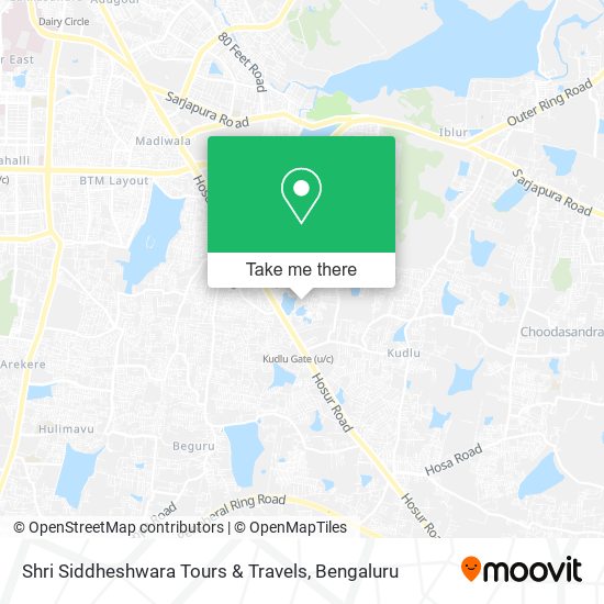 Shri Siddheshwara Tours & Travels map