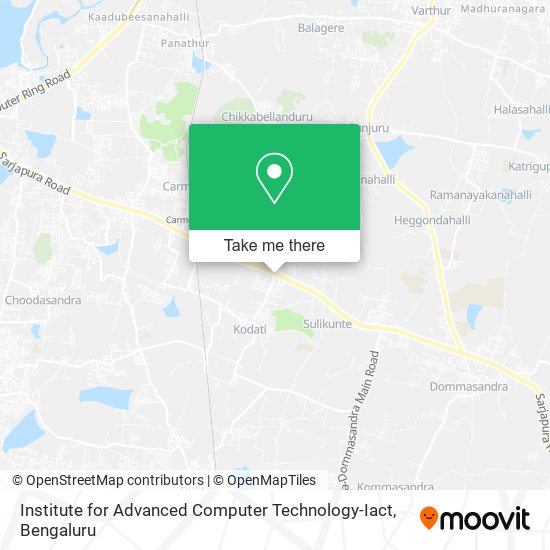 Institute for Advanced Computer Technology-Iact map