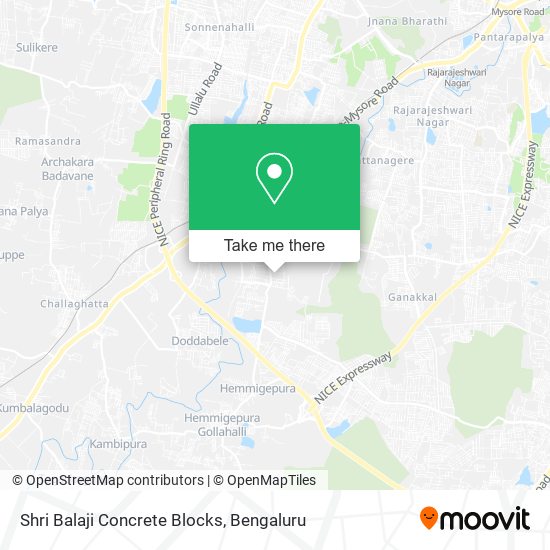 Shri Balaji Concrete Blocks map