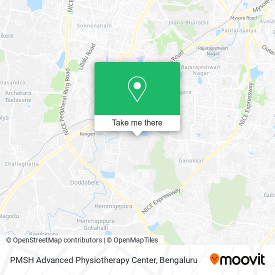 PMSH Advanced Physiotherapy Center map